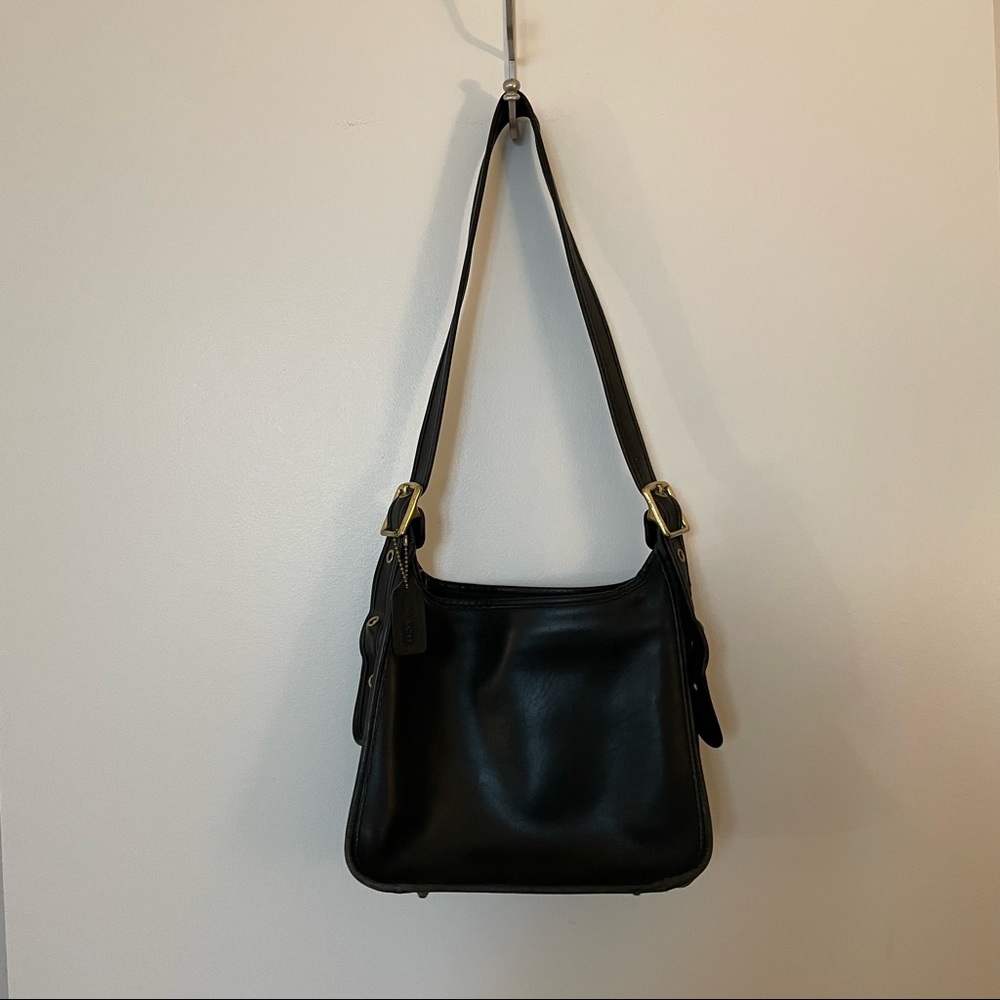 Vintage Coach Black Shoulder Bag